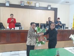 Ketua DPRD Toraja Utara Serahkan Penetapan Perda APBD TA 2024 kepada Bupati Toraja Utara, Sebesar Rp1,148 T