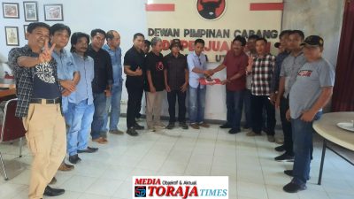 Setelah Dedy Palimbong Kini OMBAS Pendaftar ke 3 di PDI Perjuangan Sebagai Bakal Calon Bupati Toraja Utara